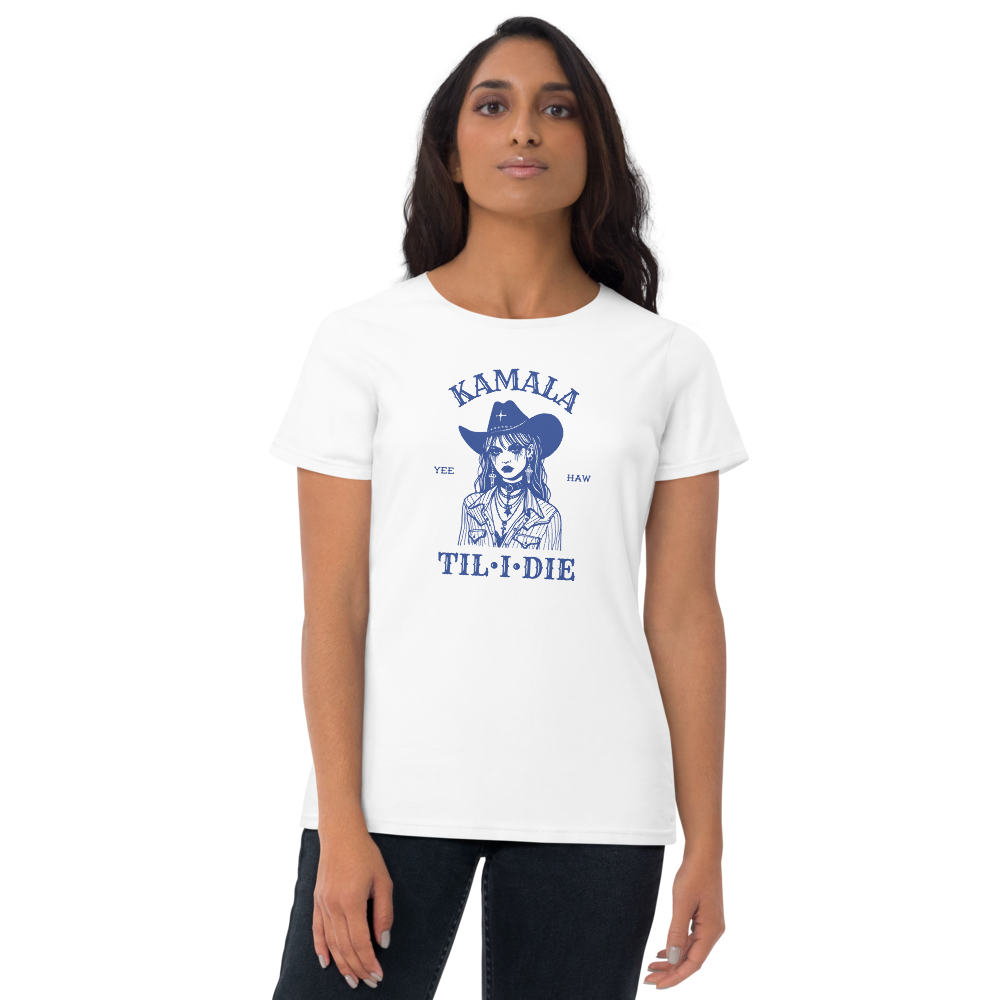 Kamala Til I Die women’s short sleeve t-shirt